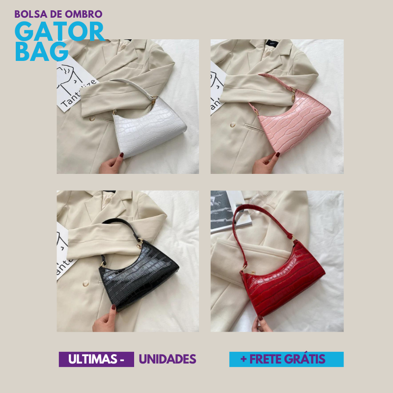 Bolsa Feminina de Ombro - Gator Bag