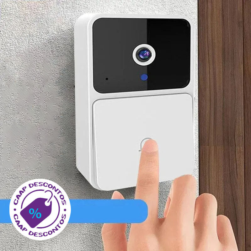 SecureVision Pro: Campainha de Vídeo Wi-Fi com Segurança Noturna