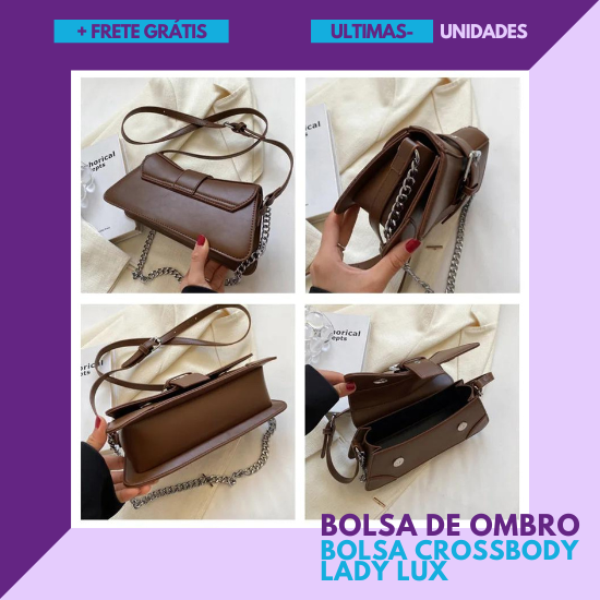 Luxo Vintage - Bolsa Crossbody Lady Lux