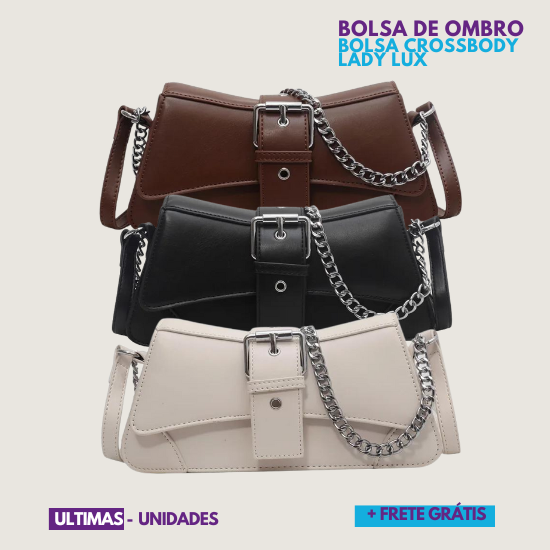 Luxo Vintage - Bolsa Crossbody Lady Lux