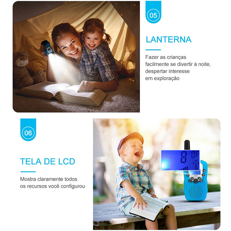 Walkie Talkie Portátil infantil - Caap Descontos