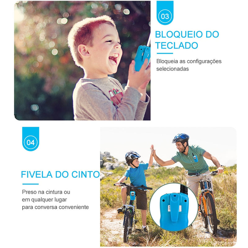 Walkie Talkie Portátil infantil - Caap Descontos