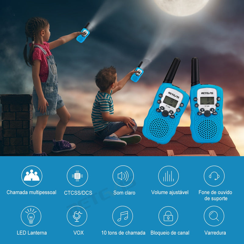 Walkie Talkie Portátil infantil - Caap Descontos