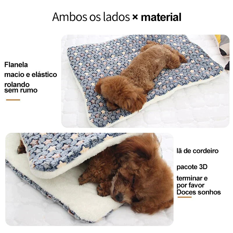 Cobertor peludo - serve como caminha para seu pet - Caap Descontos