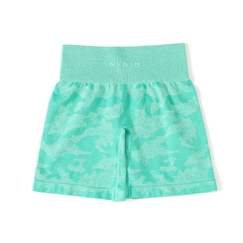 Shorts sem costura camuflado - Caap Descontos